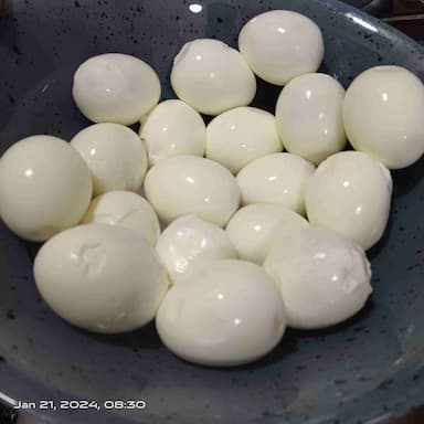 Tasty Boiled Eggs cooked by COOX chefs cooks during occasions parties events at home