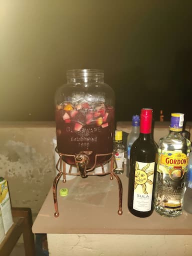 Tasty Red Wine Sangria  cooked by COOX chefs cooks during occasions parties events at home
