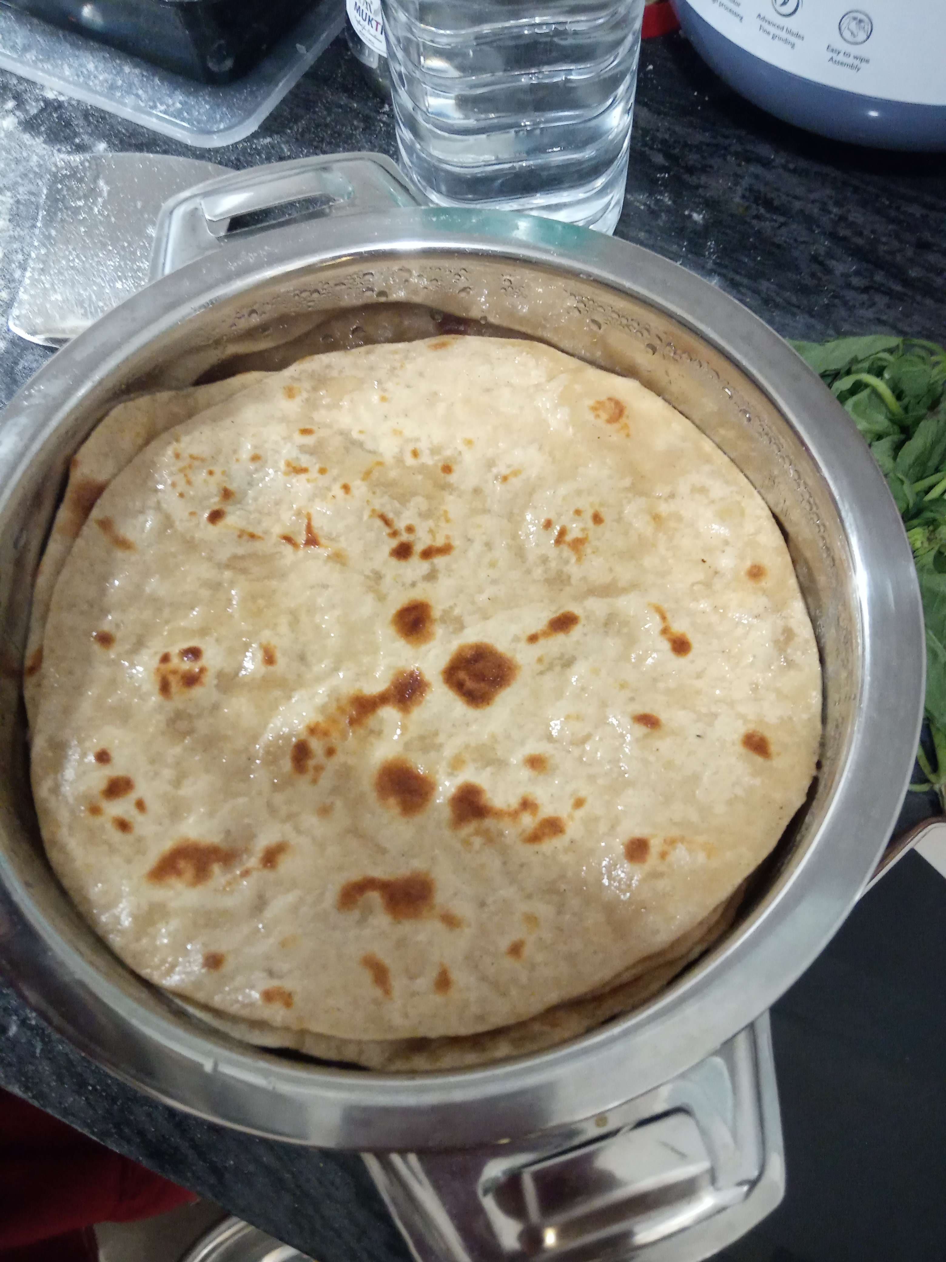 Tasty Tawa Rotis cooked by COOX chefs cooks during occasions parties events at home