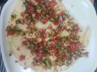 Tasty Masala Papad cooked by COOX chefs cooks during occasions parties events at home