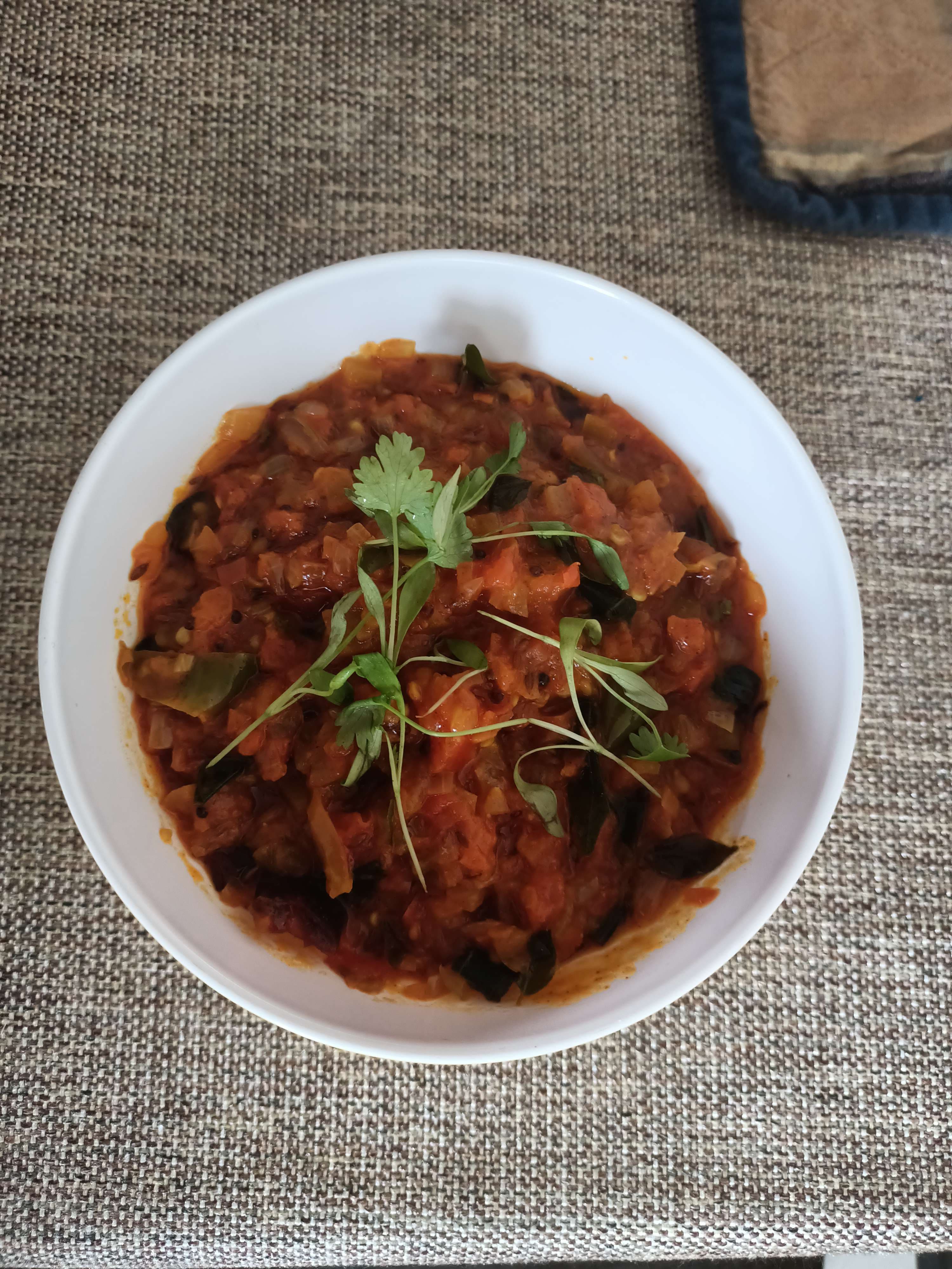 Delicious Tomato Curry prepared by COOX