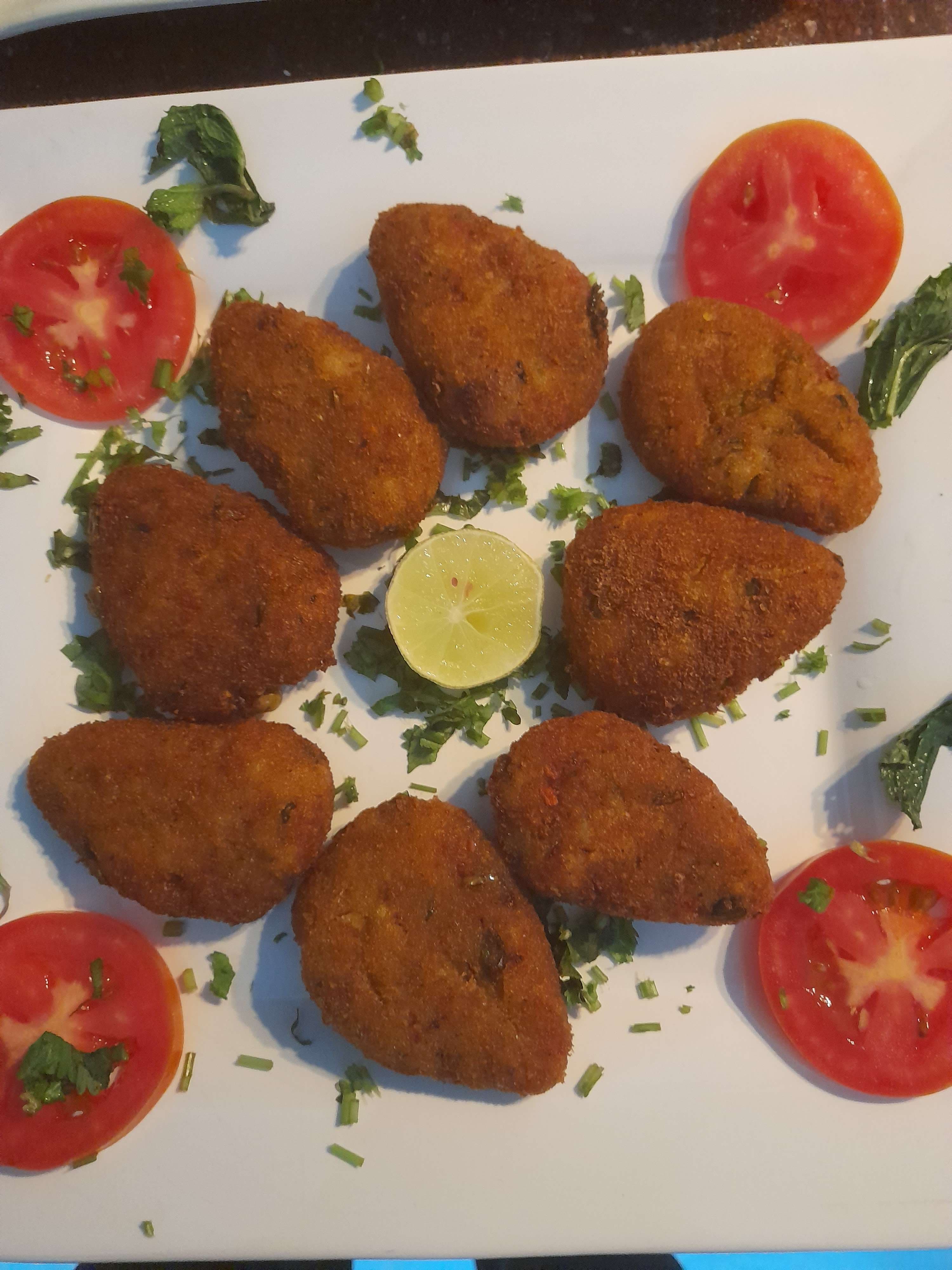 Tasty Veg Cutlet cooked by COOX chefs cooks during occasions parties events at home