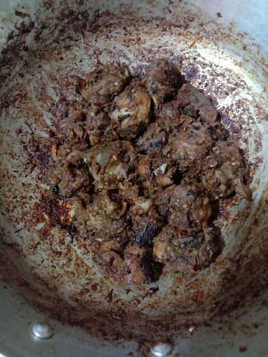 Tasty Mutton Sukha cooked by COOX chefs cooks during occasions parties events at home