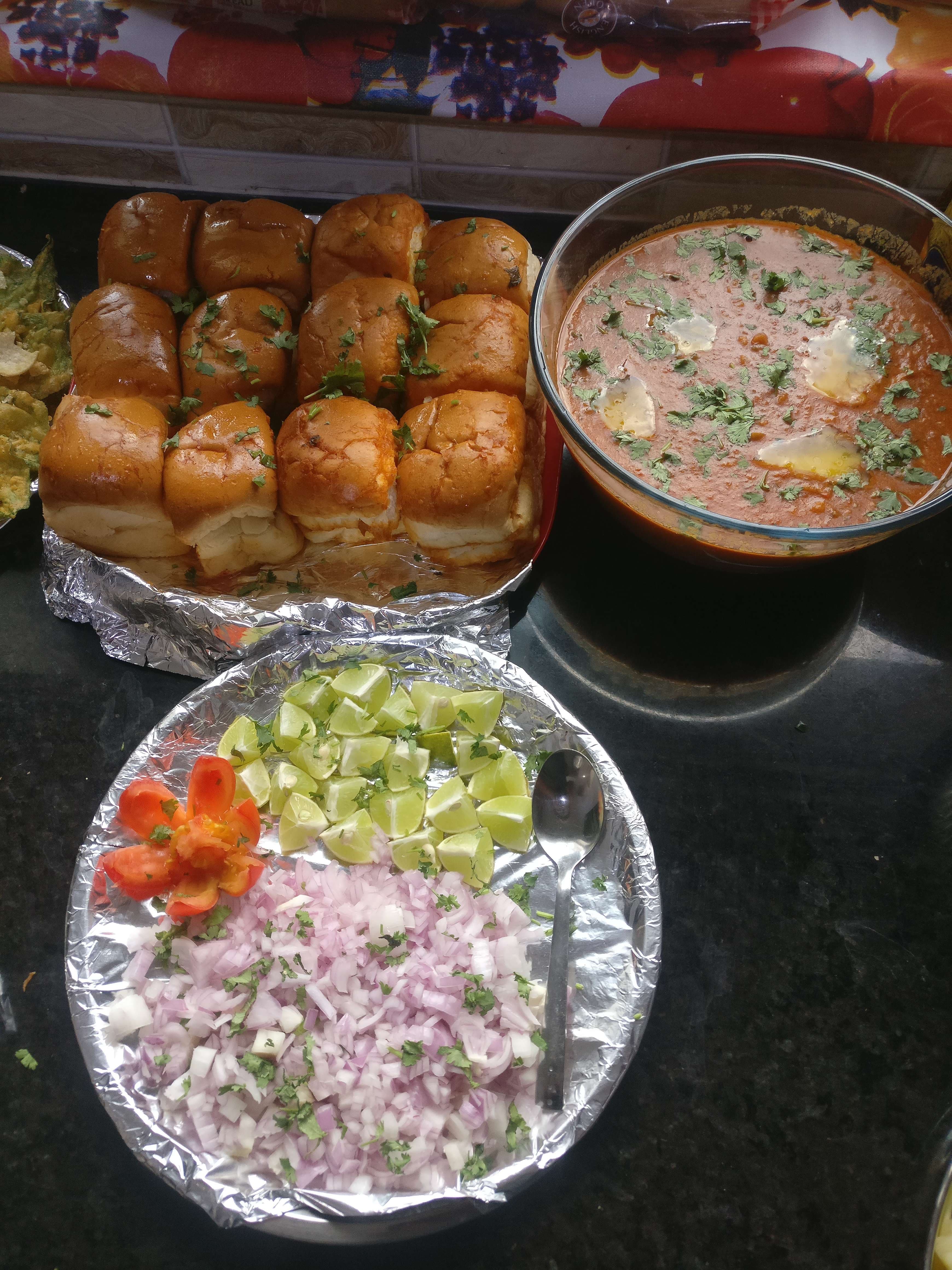 Tasty Pav Bhaji cooked by COOX chefs cooks during occasions parties events at home