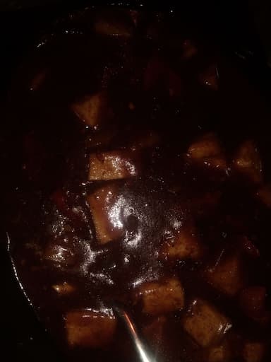 Tasty Tofu in Black Bean Sauce cooked by COOX chefs cooks during occasions parties events at home