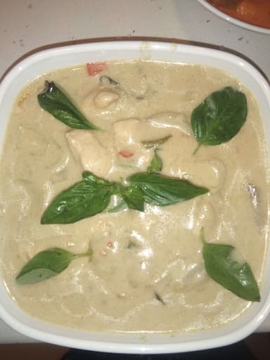 Tasty Green Thai Chicken Curry cooked by COOX chefs cooks during occasions parties events at home