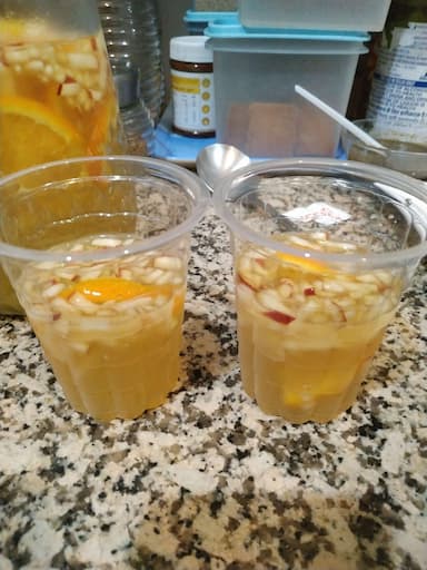 Tasty White Wine Sangria cooked by COOX chefs cooks during occasions parties events at home
