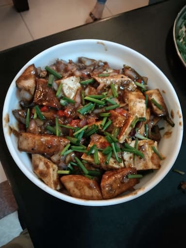 Delicious Tofu in Black Bean Sauce prepared by COOX