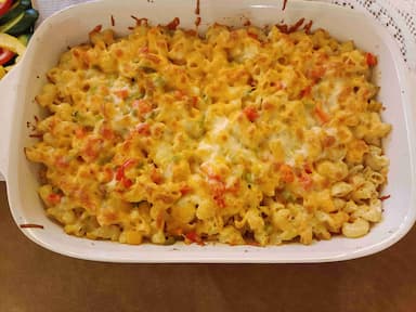 Tasty Mac and Cheese cooked by COOX chefs cooks during occasions parties events at home