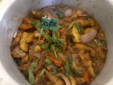 Tasty Masala Soya Chaap (Dry) cooked by COOX chefs cooks during occasions parties events at home