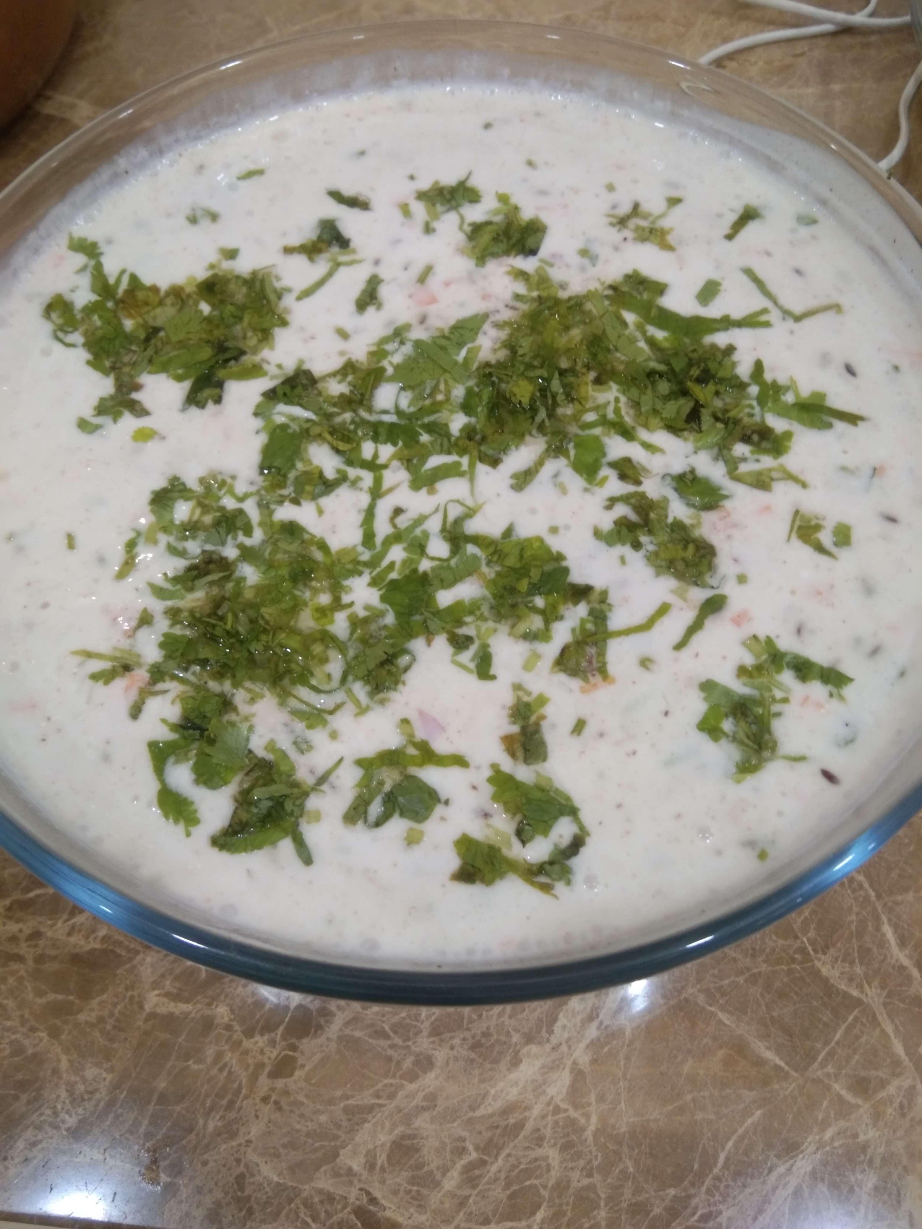 Tasty Mix Veg Raita cooked by COOX chefs cooks during occasions parties events at home
