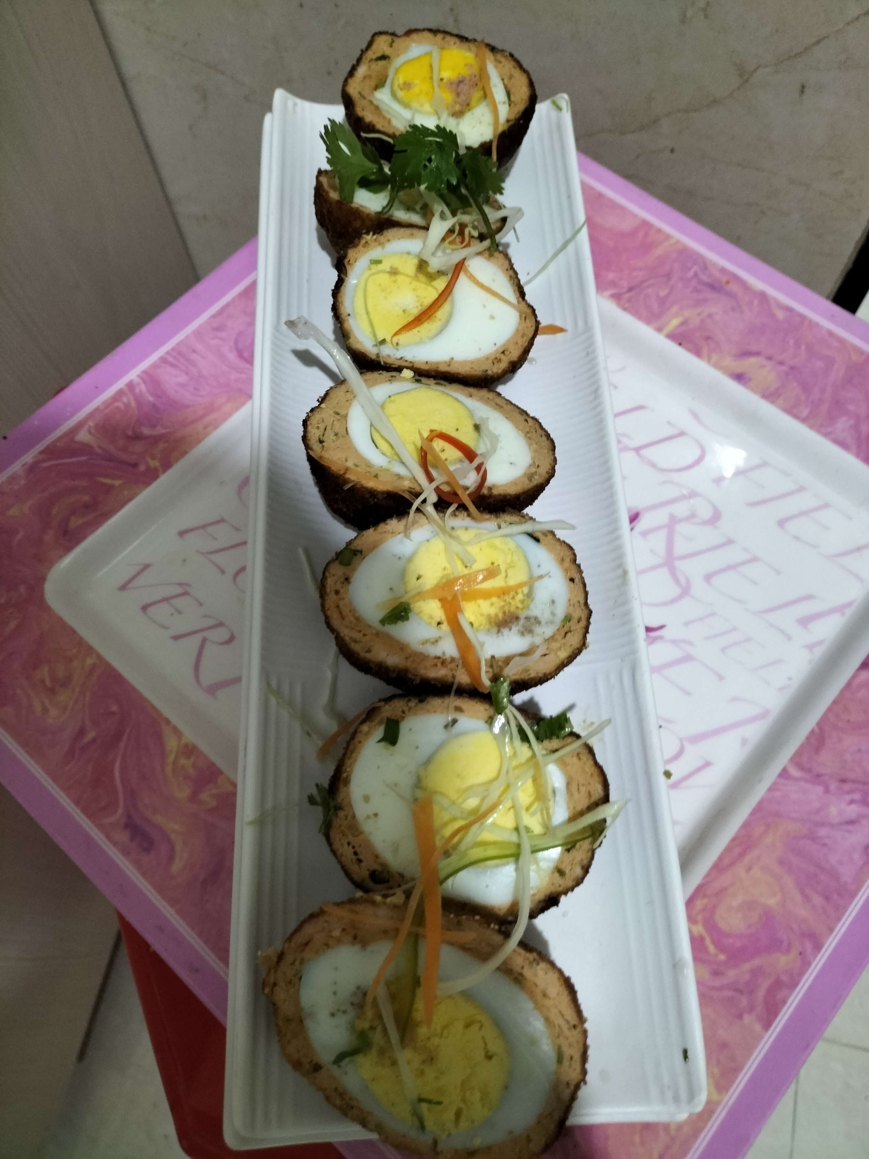 Tasty Scotch Eggs cooked by COOX chefs cooks during occasions parties events at home