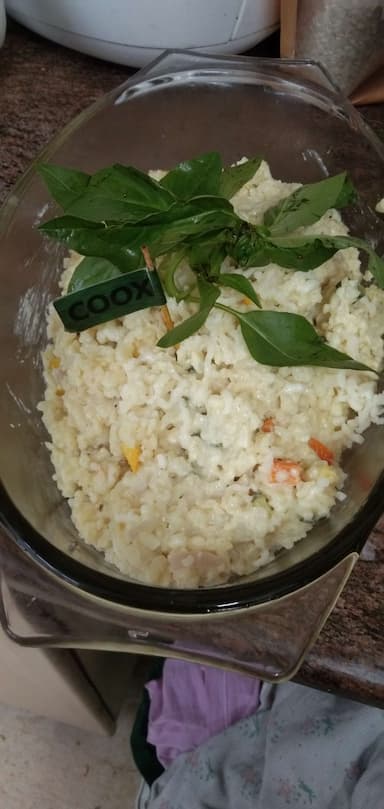 Tasty Veg Risotto cooked by COOX chefs cooks during occasions parties events at home