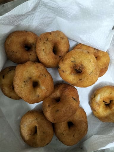 Tasty Medu Vada cooked by COOX chefs cooks during occasions parties events at home