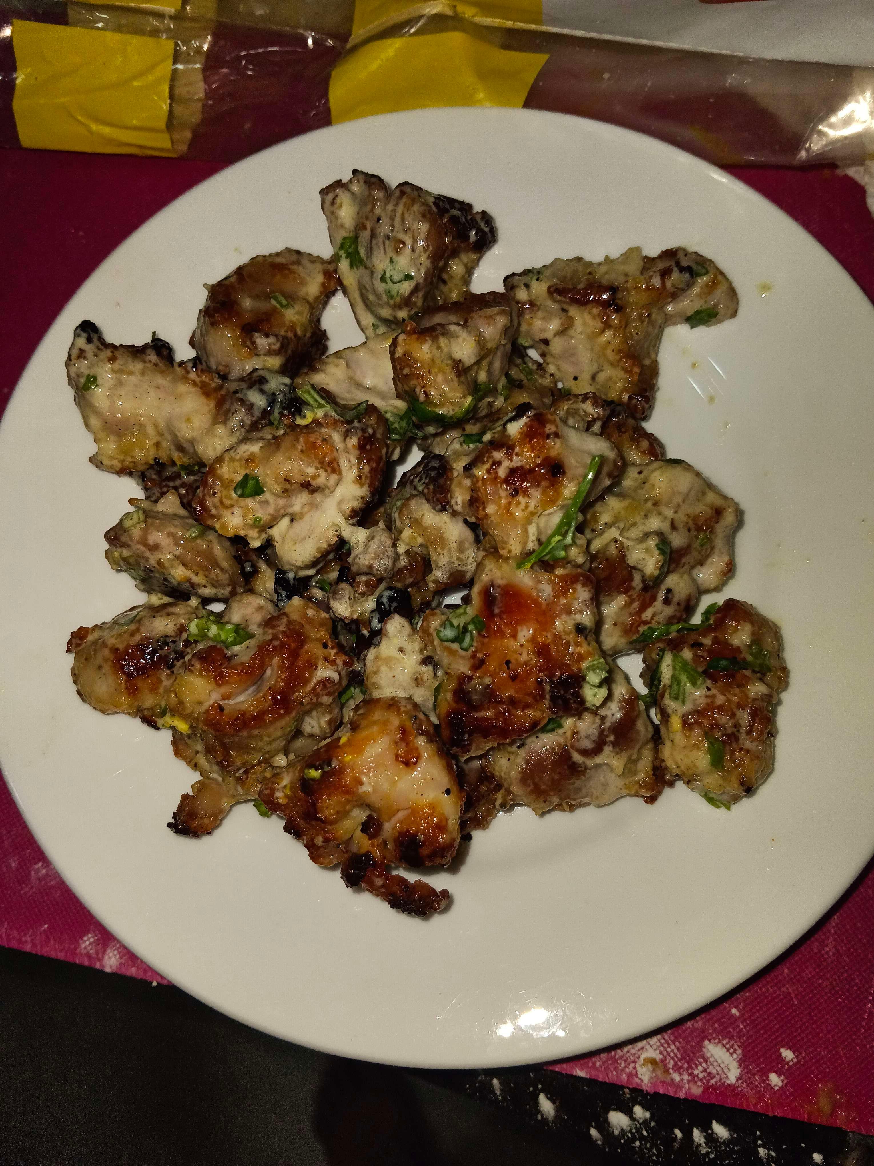 Tasty Murgh Malai Tikka cooked by COOX chefs cooks during occasions parties events at home