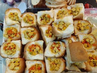 Tasty Veg Bao cooked by COOX chefs cooks during occasions parties events at home