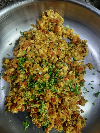 Delicious Paneer Bhurji prepared by COOX