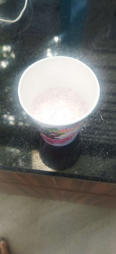 Delicious Strawberry Milkshake prepared by COOX