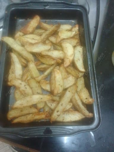 Delicious Potato Wedges prepared by COOX