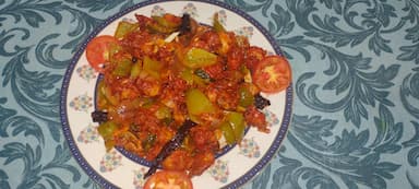 Delicious Red Chilli Prawns prepared by COOX