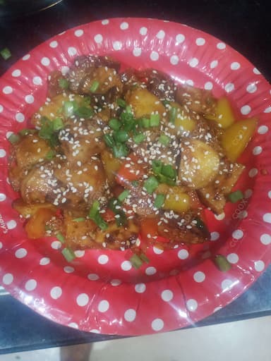Delicious Honey Chilli Potato prepared by COOX