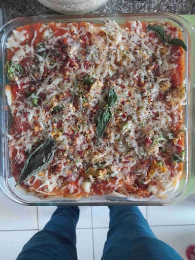 Delicious Veg Lasagna prepared by COOX