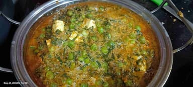 Delicious Methi Matar Malai prepared by COOX