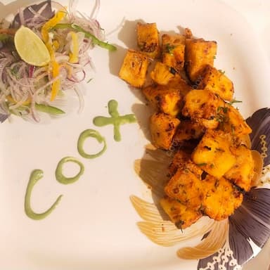 Delicious Grilled Fruit Chaat prepared by COOX