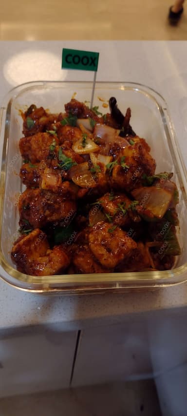Delicious Chilly Paneer (Dry) prepared by COOX