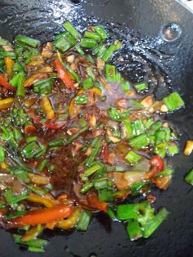 Delicious Mix Veg in Hot Garlic Sauce prepared by COOX