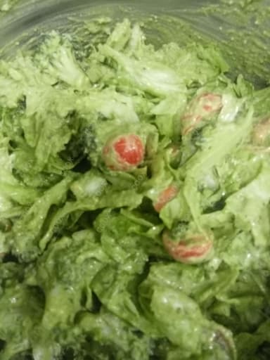 Delicious Lettuce Pesto Salad prepared by COOX