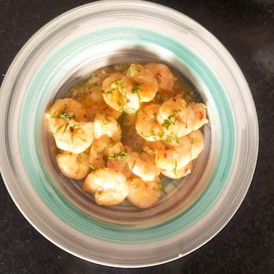 Delicious Butter Garlic Prawns prepared by COOX