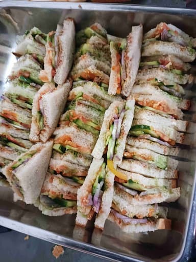 Delicious Veg Grilled Sandwiches prepared by COOX