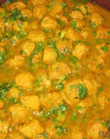 Delicious Aloo Soyabean prepared by COOX