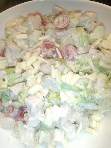 Delicious Chicken Cheese Salad prepared by COOX