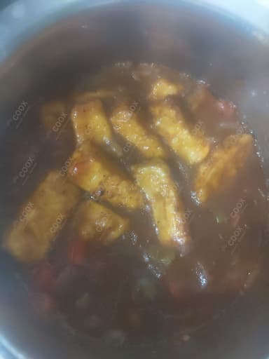 Delicious Chilli Paneer (Gravy) prepared by COOX