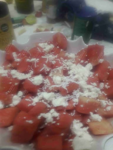 Delicious Watermelon Feta Salad prepared by COOX