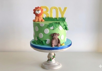 Birthday Party Baby Boy Cake 10