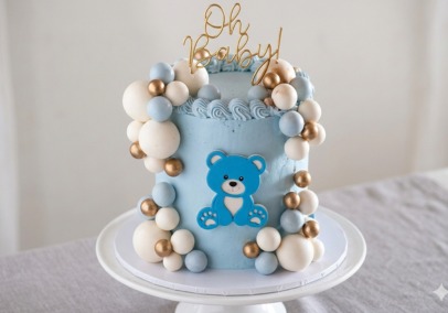 Birthday Party Baby Boy Cake 15