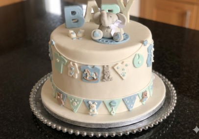 Birthday Party Baby Boy Cake 19