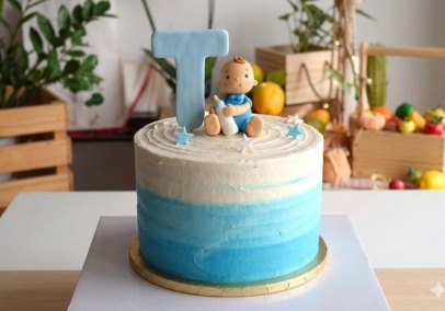 Birthday Party Baby Boy Cake 20