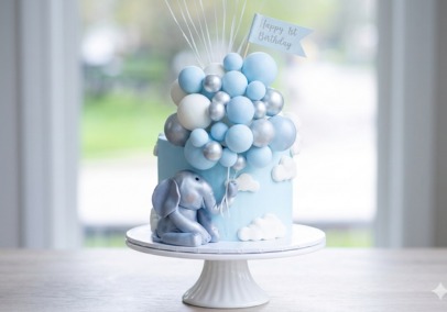 Birthday Party Baby Boy Cake 22