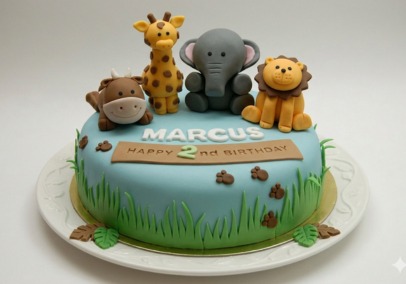 Birthday Party Baby Boy Cake 24