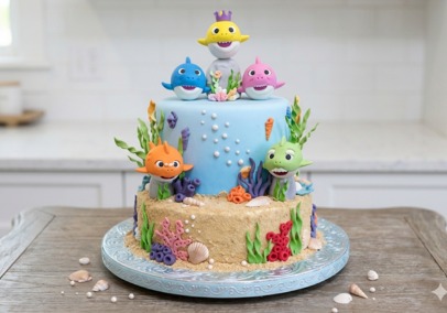 Birthday Party Baby Boy Cake 8