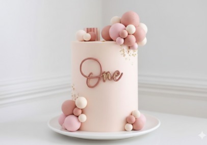 Birthday Party Baby Girl Cake 10