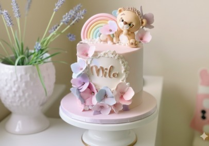 Birthday Party Baby Girl Cake 14