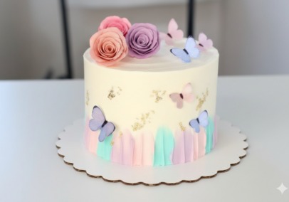 Birthday Party Baby Girl Cake 2