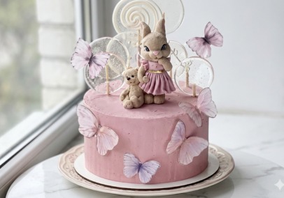 Birthday Party Baby Girl Cake 221