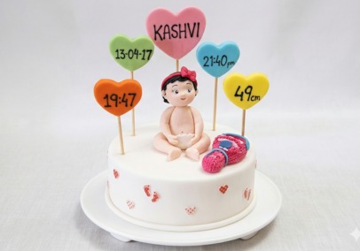 Birthday Party Baby Girl Cake 24