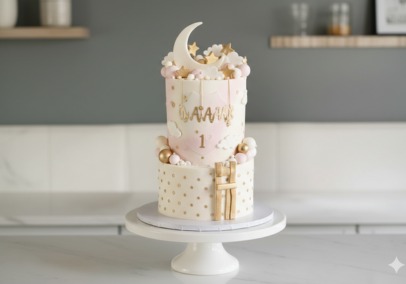 Birthday Party Baby Girl Cake 8